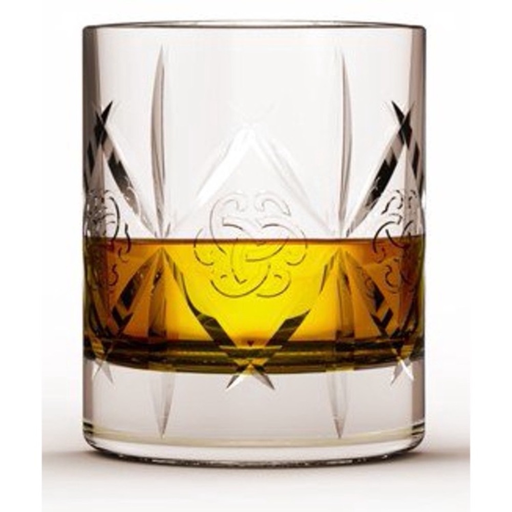 Vintage Like new SET OF 2 DEWAR’S TRUE SCOTCH WHISKEY GLASSES Knot